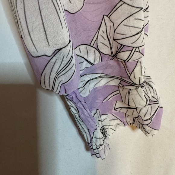 CAbi Lavender Floral Blouse - Picture 3 of 8